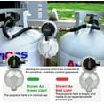 "2Stage Auto Changeover LP Gas Regulator with Dual 18"" Stainless