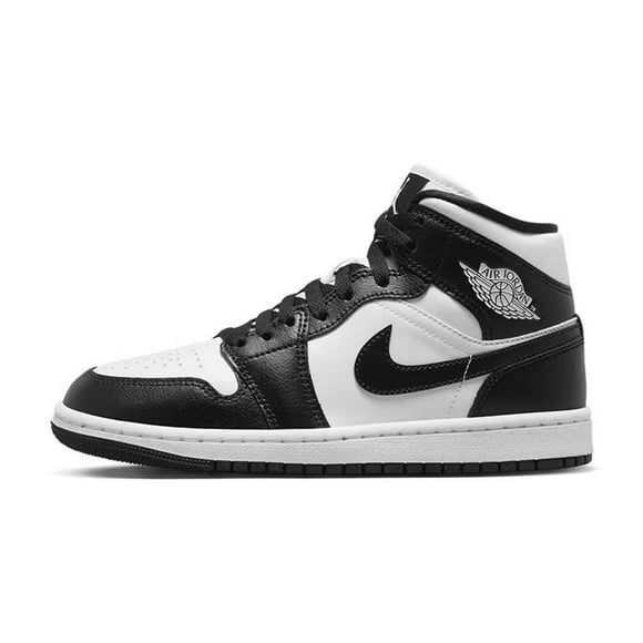 Jordan 1 Mid Women White/Black-Panda Mid DV0991-101 8.5