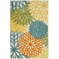 thumbnail image 2 of Nourison Aloha Outdoor Turquoise/Multicolor 3' x 5' Area Rug (3x5), 2 of 8