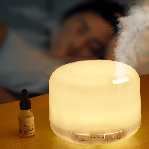 Difusor purificador de humidificadores de aire para , yoga, habitaciones para , , guardería, hogar, (enchufe de la UE) Luz BLESIY humidificador de aire
