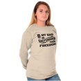 thumbnail image 4 of US Army Logo My Dad Defending Freedom Long Sleeve TShirt Men Women Brisco Brands X, 4 of 6