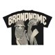 thumbnail image 1 of Camiseta informal de manga corta para hombre, estilo Y2K Harajuku, hip-hop, estampado gráfico especial, grande, punk, de algodón, venta directa, 1 of 5