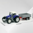 thumbnail image 3 of Gifts for Kids! Fwttom Toy Cars, Farmers Tractor Toy Friction Powered Early Educational Toy Collectible Farm Toy Small Construction Vehicle for Children Gift Lumber Truck, 3 of 7