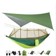 2 Person Camping Hammock Tent Mosquito Net+Waterproof Rainfly Tarp