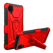 Phone Case for Alcatel TCL A3 / TCL-A3 Case / A509DL Case / Build-in Kickstand Case (Kickstand Red)