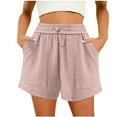 thumbnail image 1 of Dealovy Workout Shorts for Women Wide Leg Drawstring High Waisted Athletic Running Gym Yoga Shorts, 1 of 2