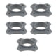 thumbnail image 1 of 5 piezas de soporte de rodillo antideslizante para micrófono, anillo redondo para micrófono gris, 1 of 7