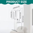thumbnail image 3 of Vertical Blinds Valance Clip,Valance Clip Vertical Blinds Dust Cover Holder Bracket,Vertical Blind Repair Vane Savers,Vertical Blinds Repair Windproof Clip for Vertical Blinds Replacement, 3 of 5