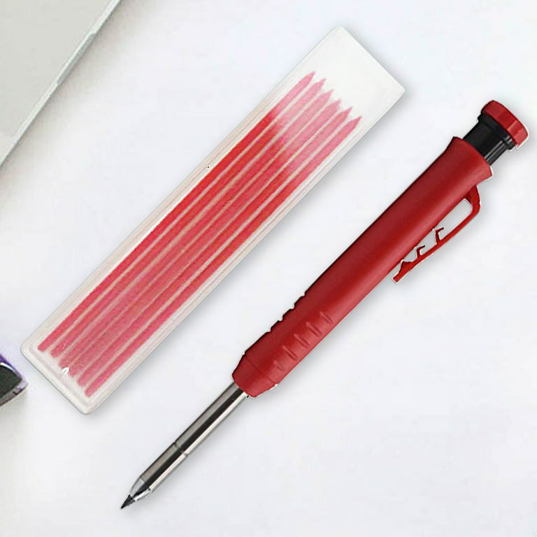 Solid Carpenter Pencil With Sharpener