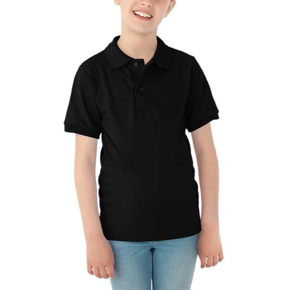 EnJoCho Summer Shirts for Boys' School Unifor𝗆 Short Sleeve Classic Shirt Button up Moistur𝖾 Wicking Collared Shirt Tops 4 To 8 Years