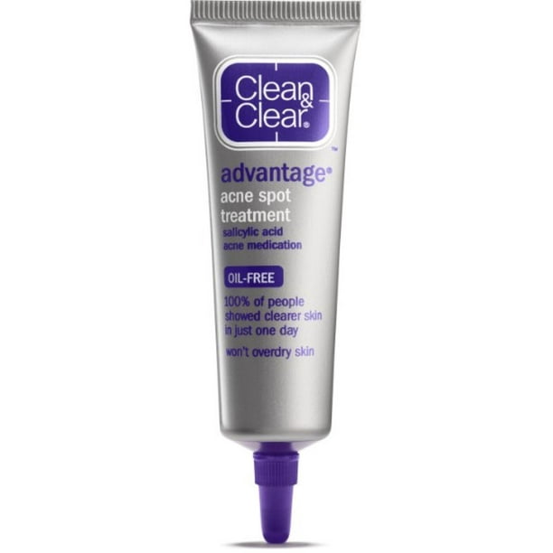Clean And Clear Advantage Acne Spot Treatment Review CLEAN & CLEAR ADVANTAGE Acne Spot Treatment Oil-Free 0.75 oz (Pack of 2