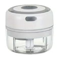 thumbnail image 2 of Zeyigg Electric Garlic Press Mini Stainless Steel,Home Garlic Mincer Mini,Multifunctional Food Processor,Portable Food Chopper ,Meat Grinder,Garlic Crusher-100ml(2 Blades)C, 2 of 3