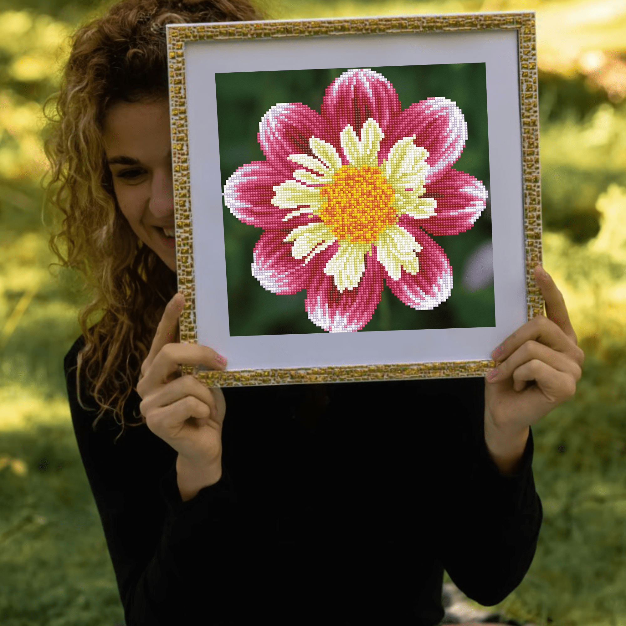 *Daisy*様 Diamond Dotz Daisy-A-Day Flower Diamond Painting Kits for