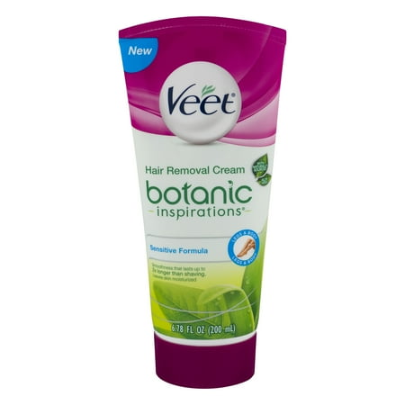 Veet Botanic Inspirations Gel Cream, 6.78 oz., for Legs & Body