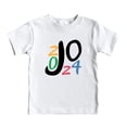 thumbnail image 4 of Chemises Garçons Unisexes Mode Été Imprimé Tee Drôle Manches Courtes Col Rond T-Shirt Haut T-Shirt Enfant Blanc 6 Ans-7 Ans, 4 of 4