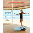thumbnail image 2 of VEVOR Balance Board, Wobble Board Trainer for Adults, Premium Wooden Balance Training Equipment with Roller, Magnetic Stoppers, Storage Rack, for Core Workouts, Surf Trainer & Physical Therapy, Blue, 2 of 9