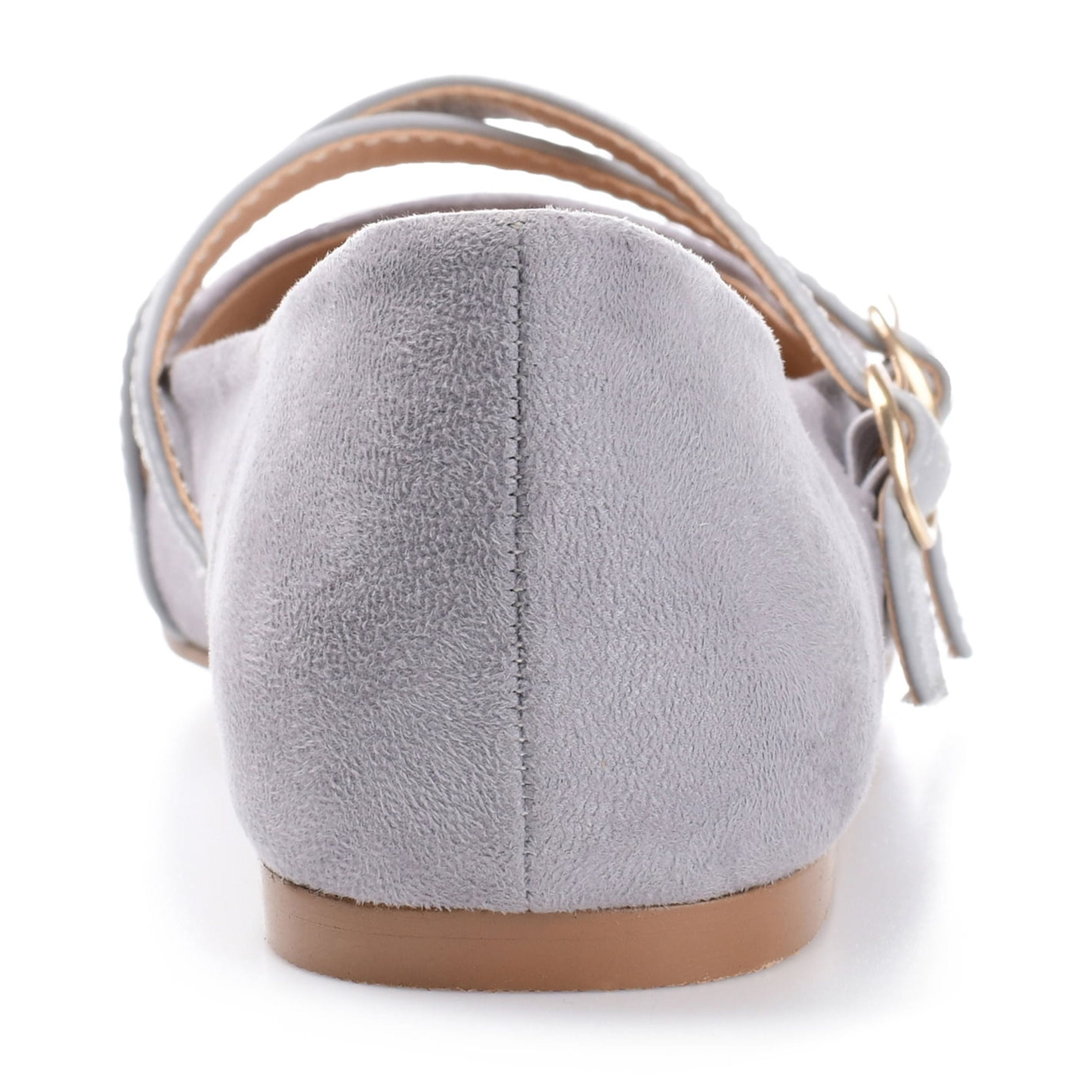 Journee Womens Patricia Slip On Pointed Toe Ballet Flats, Widths Available