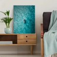 thumbnail image 5 of Qisvanset Surfer on Paddleboard Ocean Aerial View Canvas Wall Art 15.75x11.81 INCHES, 5 of 8