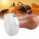 thumbnail image 4 of Stainless Steel Espresso Coffee Tamper with Wooden Handle and 58mm Flat Base, 4 of 4