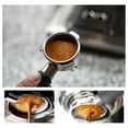 thumbnail image 2 of 58mm Three-Handle Stainless Steel Bottomless Handle Wooden Portable Coffee Filter Basket Replacement for Barsetto BA101 BA102 Calphalon Temp IQ, 2 of 8