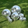 thumbnail image 3 of Yescom 20" Large Disco Ball Mirror Big Hanging Glass Decor for 70s 80s Party Events Wedding DJ Dance Club Stage Lighting Silver, 3 of 9