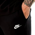 thumbnail image 4 of Nike NSW Opem Hem Club Fleece Men's Pants Black/White 804395-010, 4 of 5