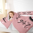 thumbnail image 4 of Homewish 3D Chic Diamond Bedding Comforter Set,Pretty Girl Twin Comforter Sets,Pink Sequin Print Bedding Set For Teens,Breathable Home Decor,2-Piece, 4 of 8