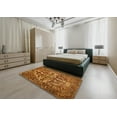thumbnail image 4 of Ahgly Company Indoor Rectangle Contemporary Orange Abstract Area Rugs, 2' x 3', 4 of 6