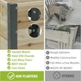 thumbnail image 2 of 48x24x30in Raised Garden Bed Outdoor with Storage Shelf, Planter Box for Balcony /Patio /Backyard with Bed Liner, Suitable for Vegetables/ Flowers/ Herbs, 310lb Capacity (Gray), 2 of 7