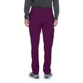thumbnail image 2 of Barco One Wellness BWP508 Men's 4 Pocket Drawcord Cargo Welt Scrub Pant Wine XL, 2 of 2