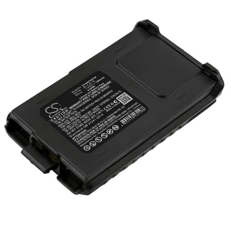 Replacement Battery for Baofeng BF-F8 PLUS BF-F8+ BF-F8HP BF-F9 BF-F9 V2 + HP TYT F8 TYT F9 UV-5A UV-5B UV-5C UV-5E UV-5R UV-5R Plus UV-5R+ UV-5RA UV-5RAX+ UV-5RE UV-5RHP UV-5RL 1200mAh