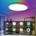 thumbnail image 2 of AIR-Taloya Smart Ceiling Light, APP Control Compatible with Alexa Echo Google Home, 12 Inch Dimmable Flush Mount Ceiling Light for Bedroom, 2 of 4