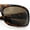 Shiny Tortoise - Brown, variant on Polarized Mens Rectangle Wrap Classic Biker Style Sport Plastic Sunglasses Matte Black - Black