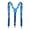 Z38Sky Blue, variant on Suspenders Glitter Sequin Adjustable Y-Back Elastic Unisex Trouser Suspenders for Festival Stage Performance Green One Size