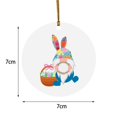 thumbnail image 2 of Pascua Colgante Puerta De Pascua Decoraciones Para Colgar En La Pared Feliz Pascua Cartel Impreso Jardín Hangtag Artesanía Para La Decoración Del Hogar Regalos De Jardinería Minnieouse HA042631-03, 2 of 6