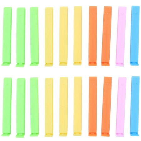 

20 Pieces Portable New Food Snacks Sealed Bag Sealed Bag Sealing Clip Plastic Tool