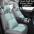 thumbnail image 2 of Juego de fundas para asientos de coche para Honda Civic Jazz Legend Accord City Clarity Concept-v Crosstour Crv Fit Hrc Insight Ridgeline Urban Vezel, 2 of 5