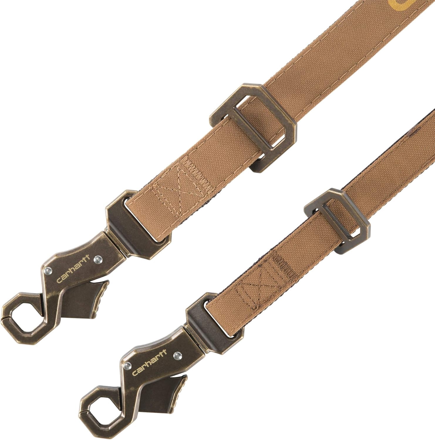 Carhartt Pet Durable Nylon Duck Leashes for Dogs, Reflective Stitching for Visibility, Carhartt Brown, Small