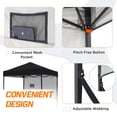 thumbnail image 6 of COOS BAY 6'x4' Instant Pop Up Canopy Tent with Adjustable Sun Wall, Lightweight Compact Portable Canopy with Carry Bag, Black, 6 of 8
