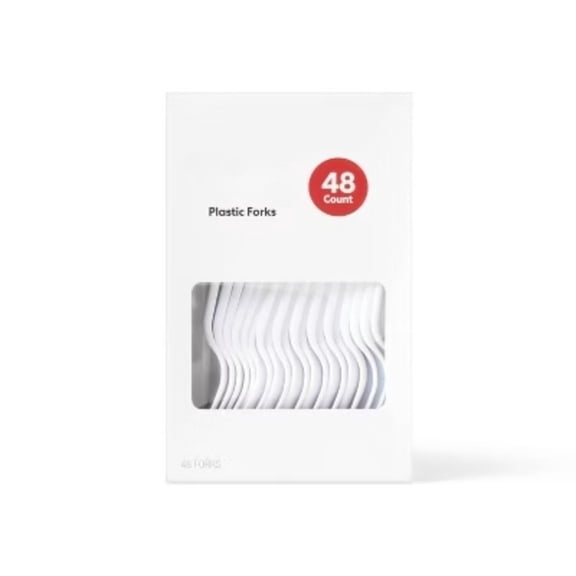 Plastic Forks - 48ct