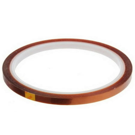 YXVWKN 3/6/8/12/15/18mm100ft Heat Resistant High Temperature Polyimide Kaptons Tape 33M F