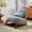 Blue, variant on Aukfa Velvet Accent Chair with Solid Wood Legs, Armless Living Room Chair with Soft Cushion, Modern Reading Chair for Living Room & Bedroom,Camel