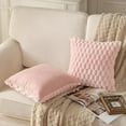 thumbnail image 6 of Decorative Throw Pillow for Sofa Bed Chair, Sculpted Texture Accent Cushion Series for Modern Cozy Home Styling,2-Pack, 6 of 11