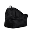 thumbnail image 2 of Big Joe Hug Bean Bag Chair, Black Plush, Soft Polyester, Kids/Teens, 3 feet, 2 of 8