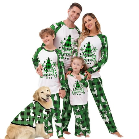 

Family XMAS Pjs Pajamas Sets Christmas Matching Jammies for Baby Adults Kids Holiday Sleepwear Set