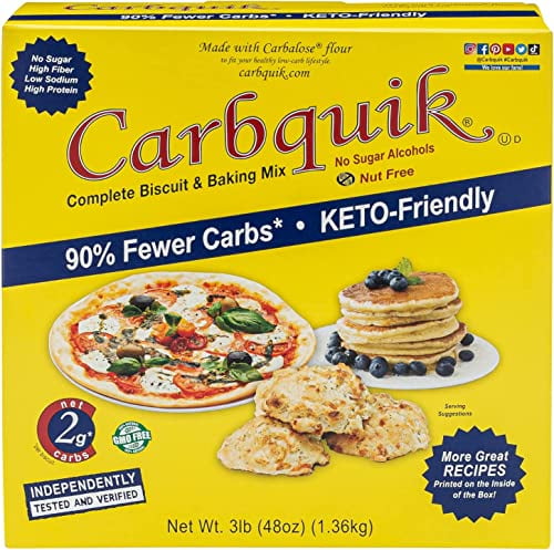 Carbquik Biscuit & Baking Mix - Mix for Keto Pancakes, Biscuits, Pizza ...