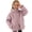 C-Light Purple524, variant on DHFJKG Children's Teddy Jacket Kids Fuzzy Thick Warm Solid Color Two-Way Zipper Jackets With Pockets Winter Plush Coat For Boys Girls Cozy Outwear