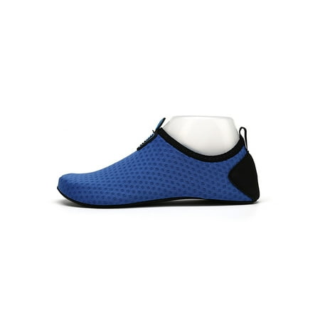 

Gomelly Unisex Aqua Socks Barefoot Water Shoes Quick Dry Beach Shoe Breathable Trainers Womens Mens Women Men Sock Sneaker Blue 9