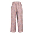 thumbnail image 4 of Tnhcen Women's Spring Autumn Versatile Printed Straight Leg Casual Pants S-2XL – Comfy Lightweight Baggy Fit Flattering Straight Cut Easy-to-Wear for Every Occasion, 4 of 5