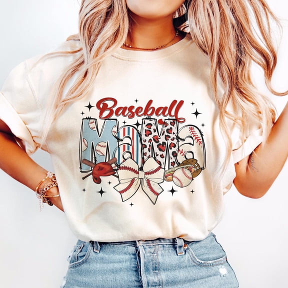 Baseball Mama shirt, Retro Baseball Mama shirt, Game Day Baseball shirt, Baseball shirt, Game Day shirt, Sport mama shirt, Baseball Coquette Bow shirt